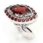 серебряное кольцо с полудрагоценными камнями 59307662